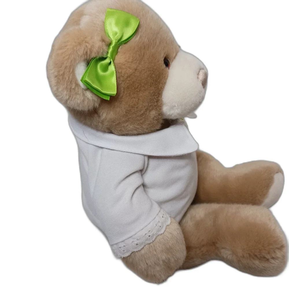 Brooks Brothers 15” Teddy Bear Plush with Shirt bow